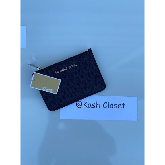 Michael Kors bag & wallet bundle mercer messanger medium & key chain card Black - Picture 11 of 12